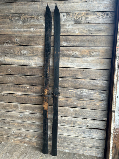 1930s Wooden Downhill Skis