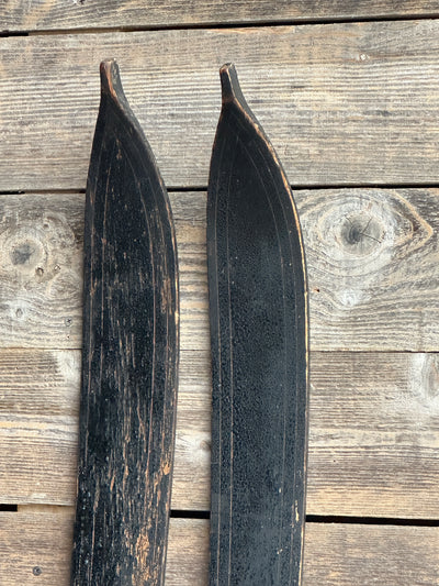 1930s Wooden Downhill Skis