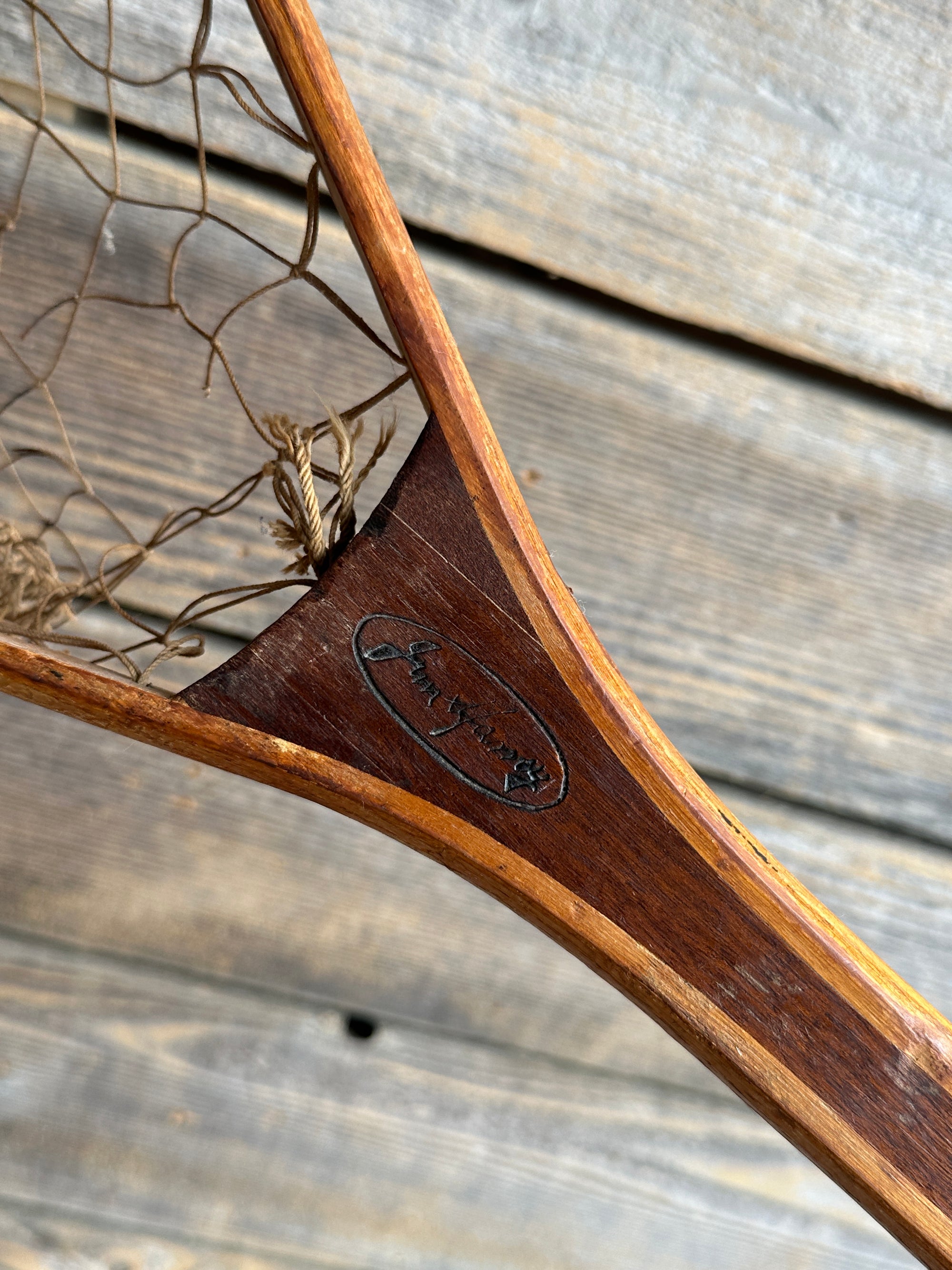 antique long handle fishing nets Vintage Jim Haney Fishing Net