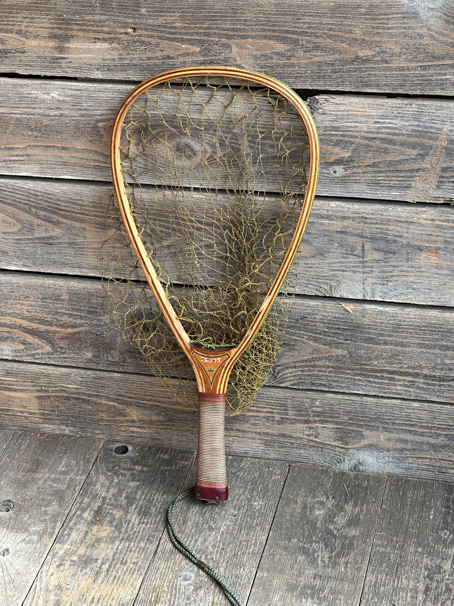 Vintage Trout Fishing Hand Net