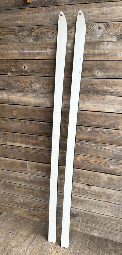 Vintage Canadian Made Military Downhill Skis