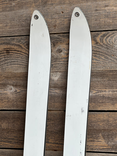 Vintage Canadian Made Military Downhill Skis