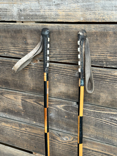 Vintage Bamboo Ski Poles