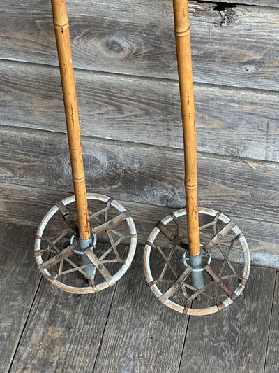 Vintage Bamboo Ski Poles