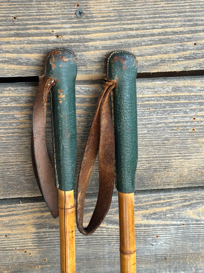 Vintage Bamboo Ski Poles