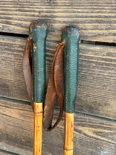 Vintage Bamboo Ski Poles