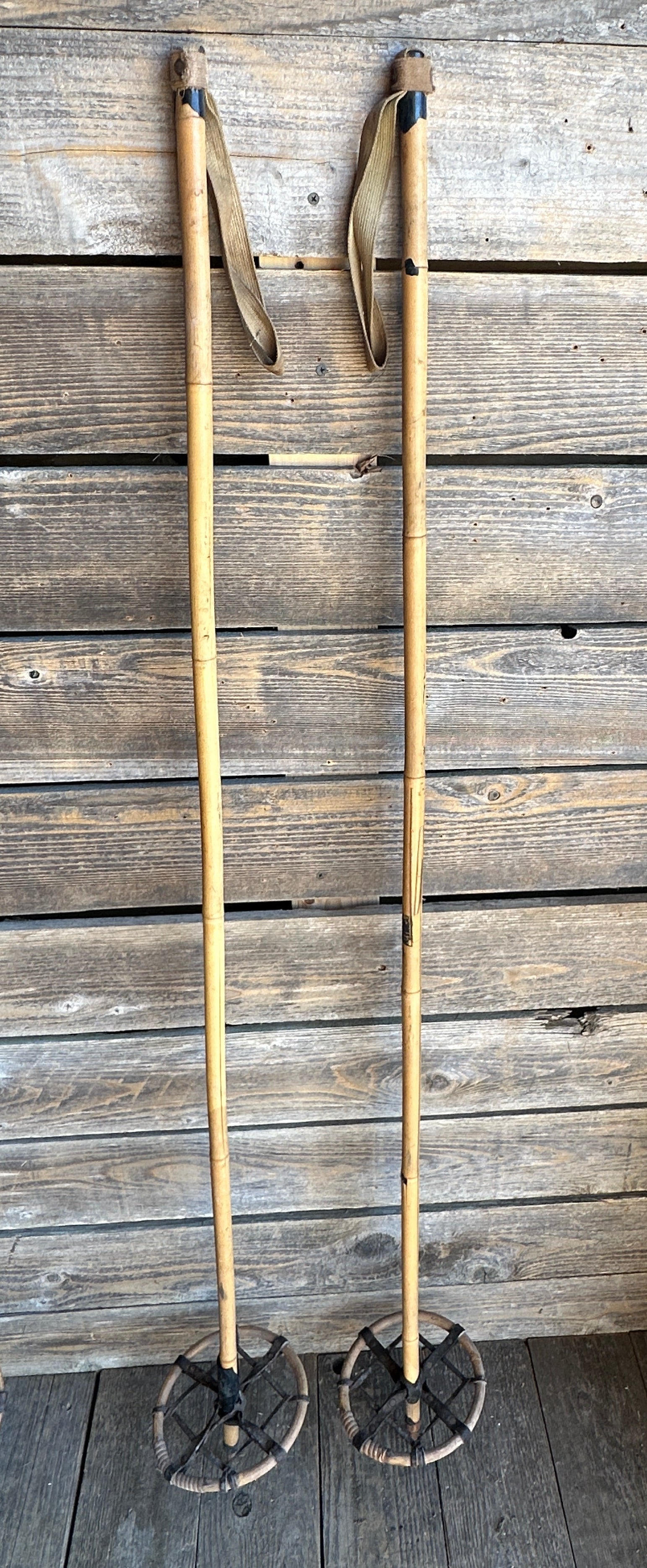 Bamboo Ski Poles