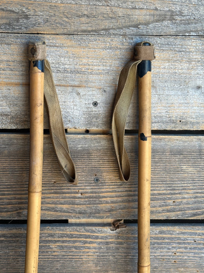 Bamboo Ski Poles - Vintage 1930s