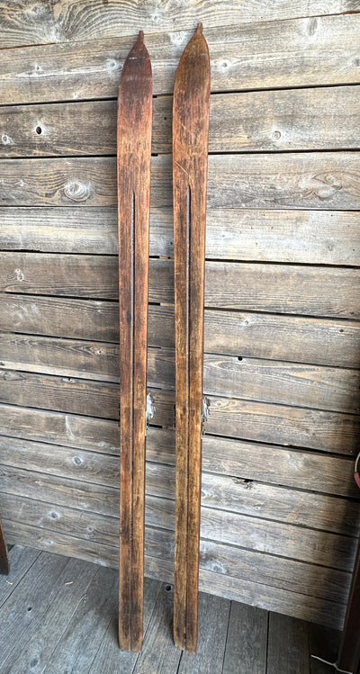 Antique Dartmouth Cooperative Society Skis