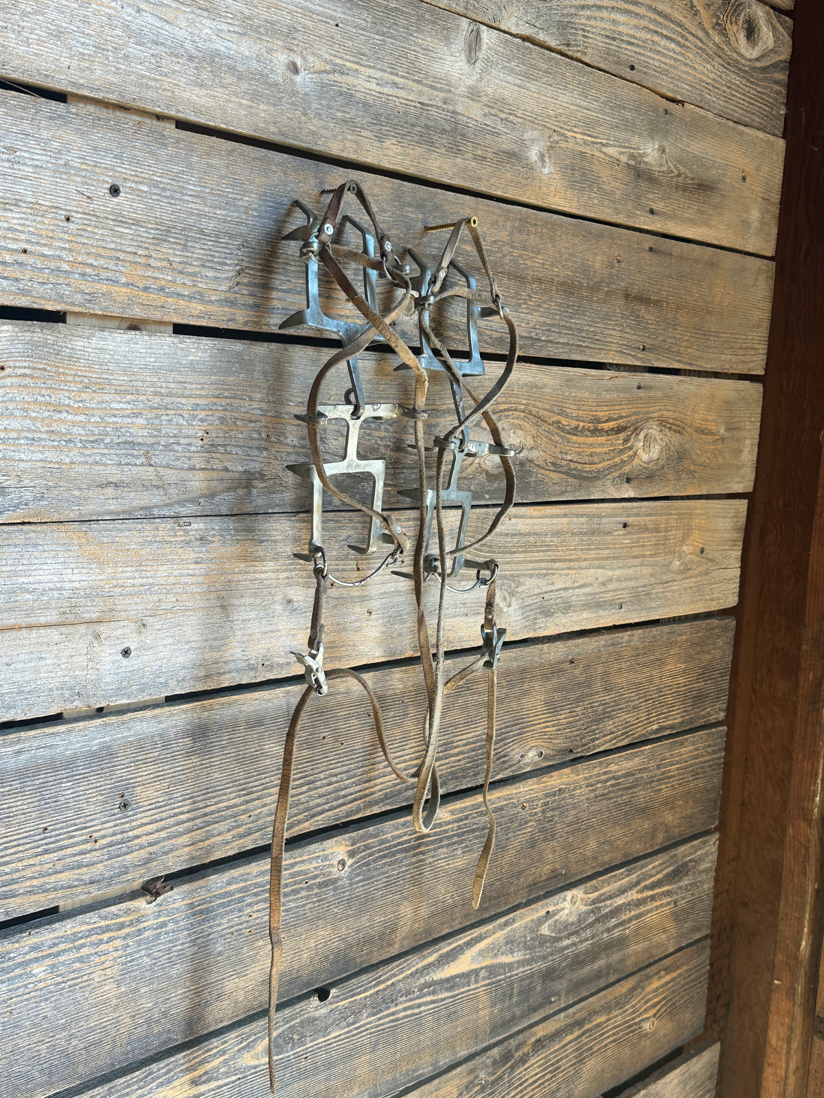 Vintage Swiss Ice Climbing Crampons