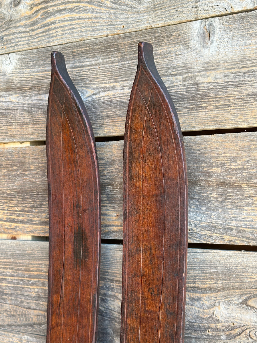 Vintage Northland Pointed Tip Skis