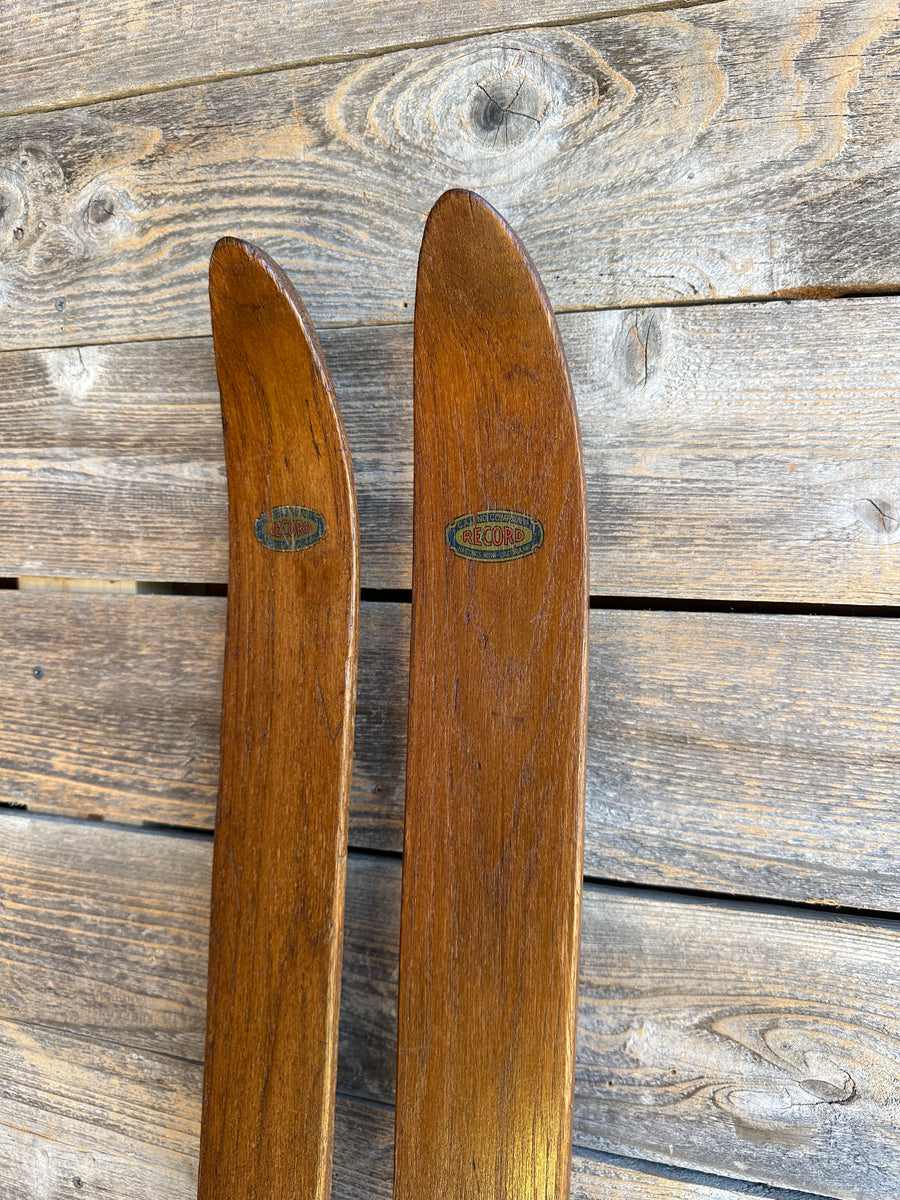 Vintage Lund Record Skis