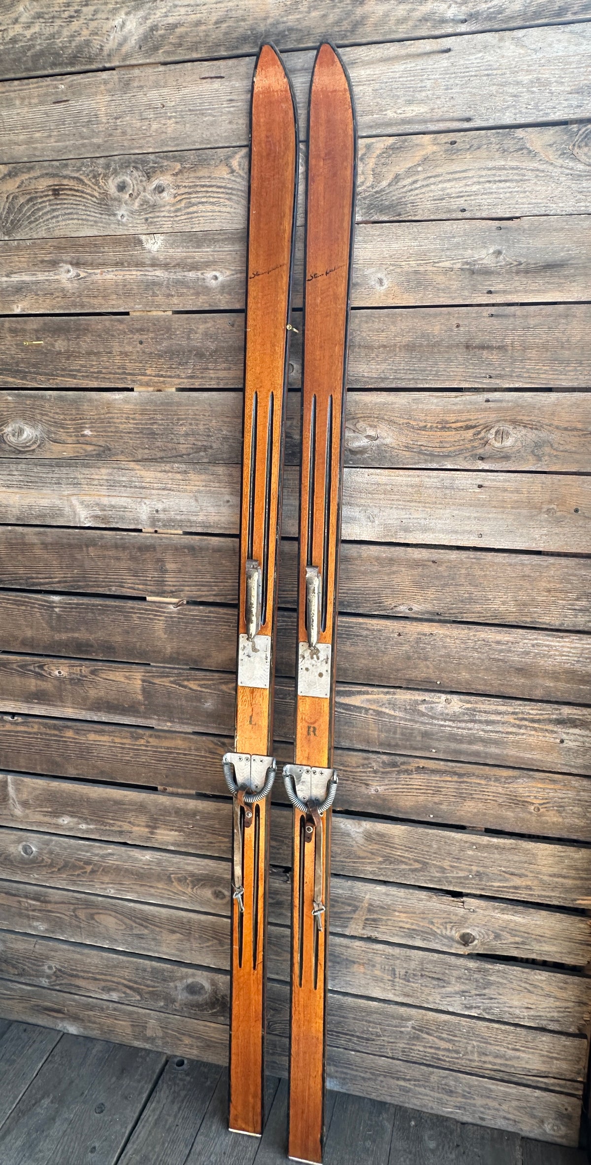 Vintage Stein Eriksen Wood Skis