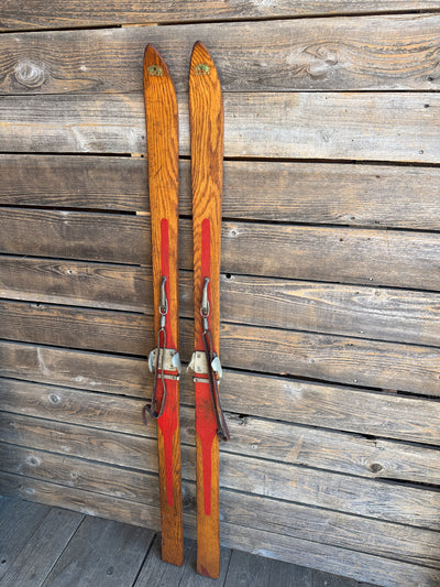 Vintage Wood Skis- Paris Manufacturing