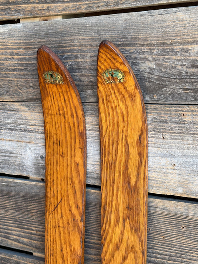 Vintage Wood Skis- Paris Manufacturing