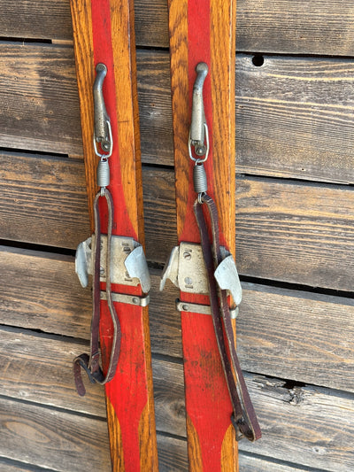 Vintage Wood Skis- Paris Manufacturing