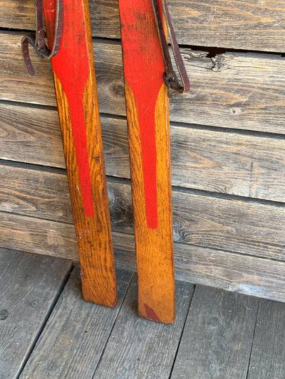 Vintage Wood Skis- Paris Manufacturing