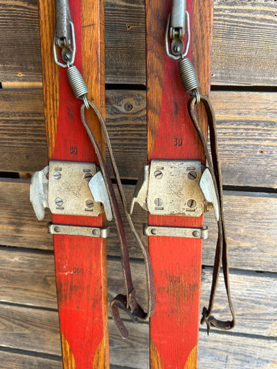Vintage Wood Skis- Paris Manufacturing