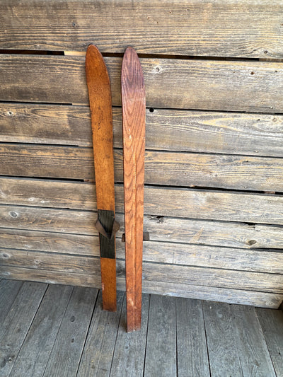 Childrens Wooden Skis