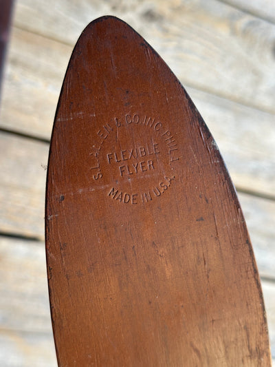 Antique Flexible Flyer - 1930s Downhill Skis