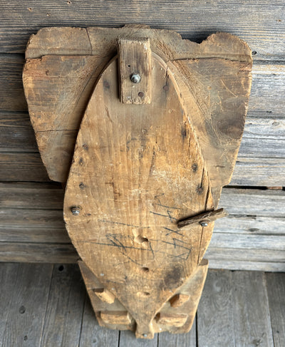 Antique Snowshoe Makers Mold, Form