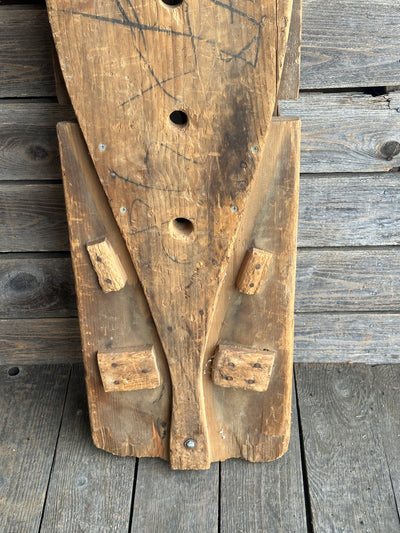 Antique Snowshoe Makers Mold, Form