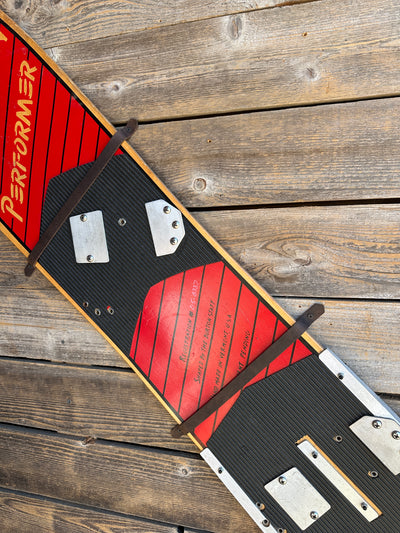 Leather Straps for Mounting Snowboards to the wall - Includes 2 - 15" straps and 4 screws