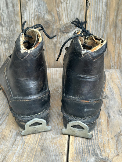 Vintage Nordica Leather Ski Boots