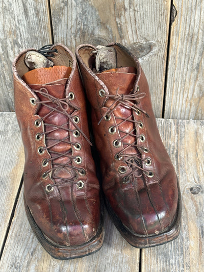Classic Ski Boots - Vintage Leather