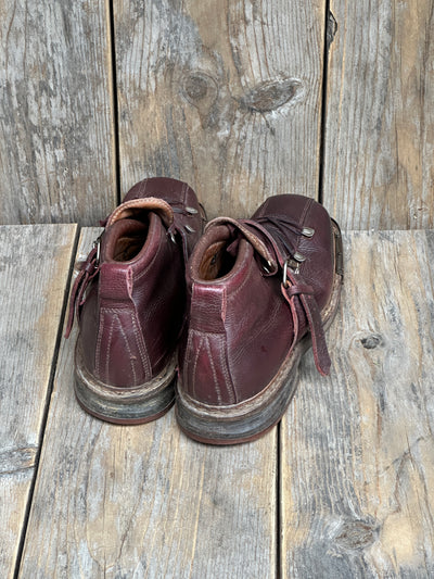 Vintage Leather Ski Boots