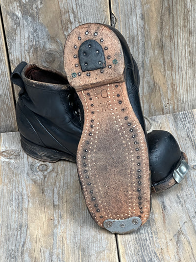 Vintage 10th Mountain Division Ski Boots - Black