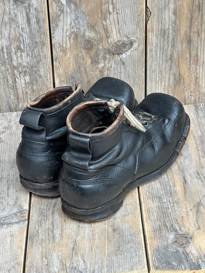 Vintage 10th Mountain Division Ski Boots - Black