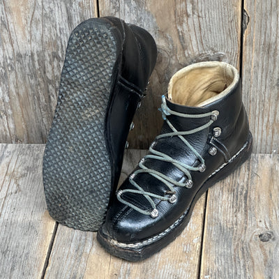 Vintage Leather Ski Boots