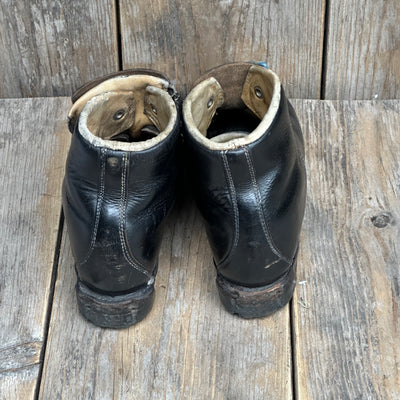 Vintage Leather Ski Boots