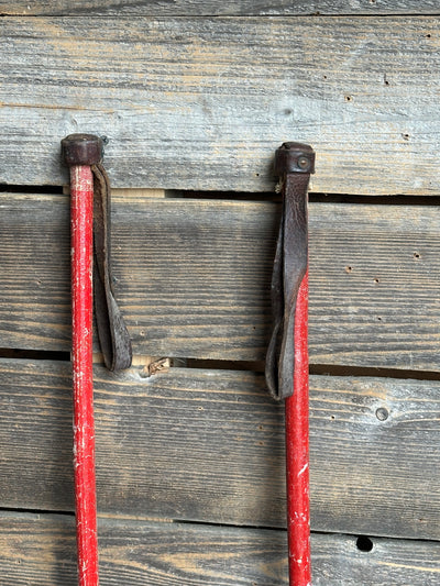 Vintage Bamboo Ski Poles