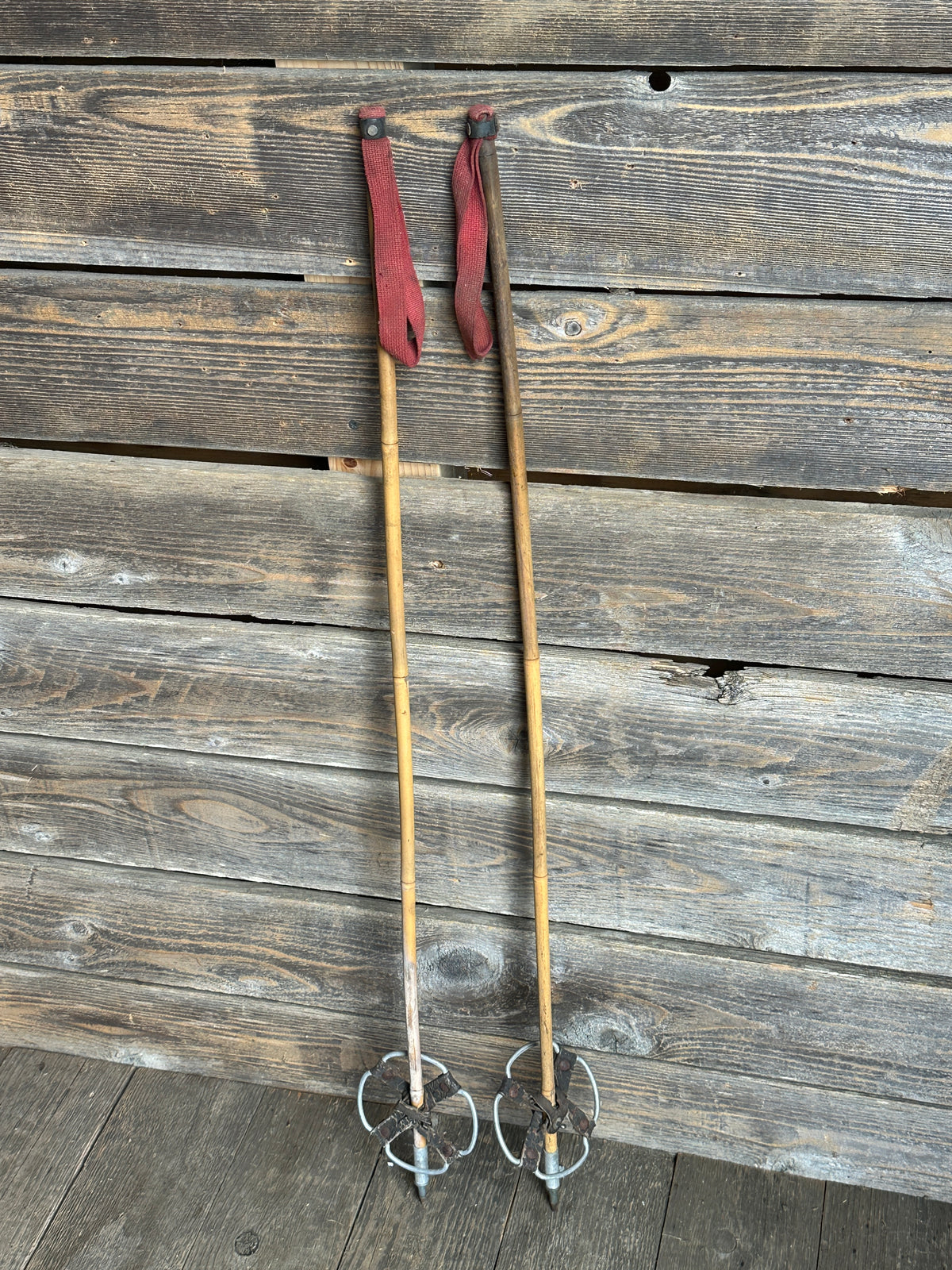 Vintage Bamboo - Childrens Ski Poles