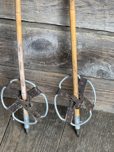 Vintage Bamboo - Childrens Ski Poles