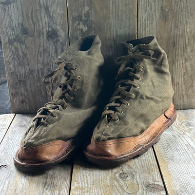 Vintage Canvas WWII  "Over-boots"