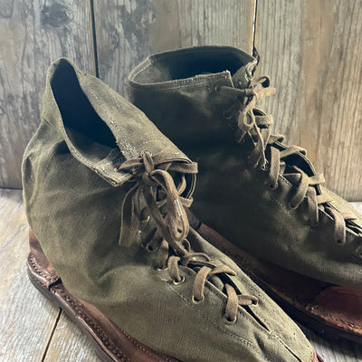 Vintage Canvas WWII  "Over-boots"