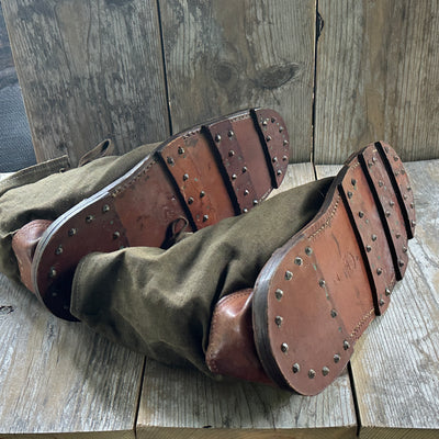 Vintage Canvas WWII  "Over-boots"