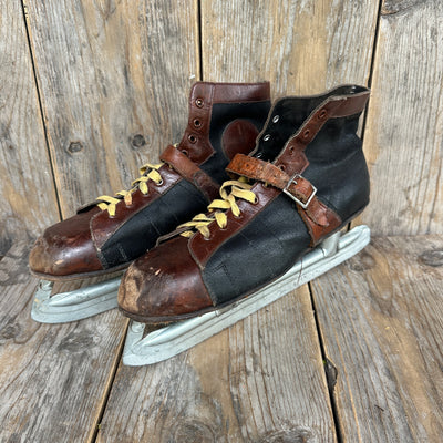 Vintage JC Higgins Ice Skates (with Original Box)