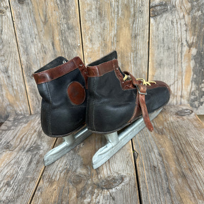 Vintage JC Higgins Ice Skates (with Original Box)