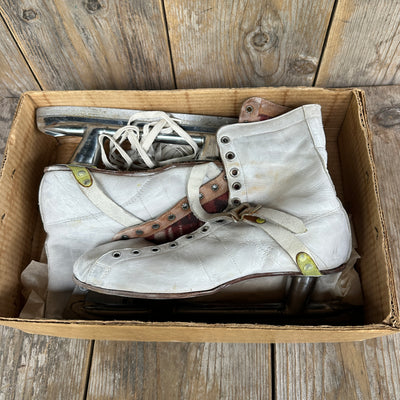 Vintage Planerts Women's Figure Skates with Original Box
