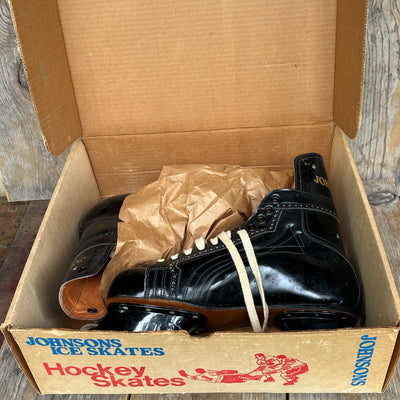 Vintage Johnson Hockey Skates - Orignal Box