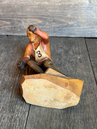Carved Downhill Skier Figure