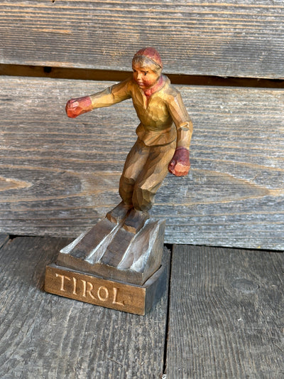 Carved Skier Figure
