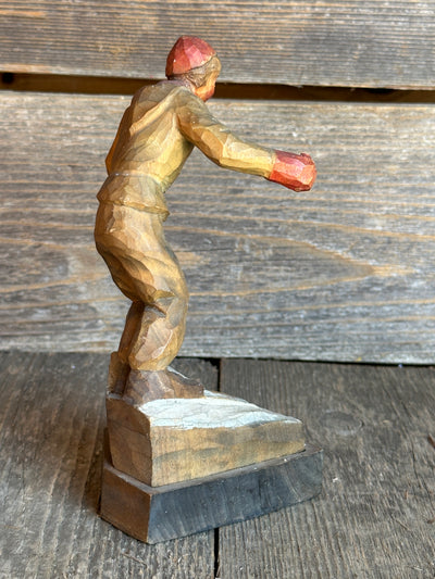 Carved Skier Figure