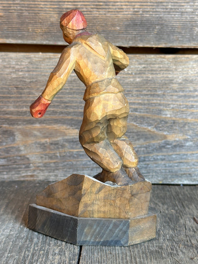 Carved Skier Figure