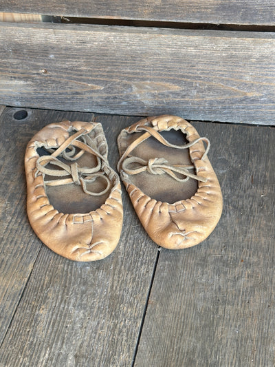 Vintage Leather Moccasins