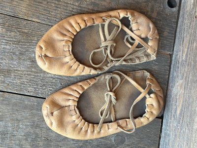 Vintage Leather Moccasins